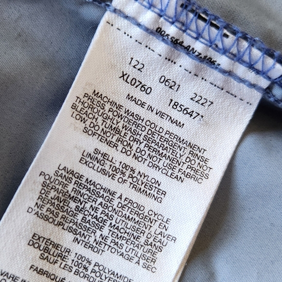 Columbia "Access Point II" Light Rain Jacket Periwinkle Blue | Women's Size S - Picture 9 of 10